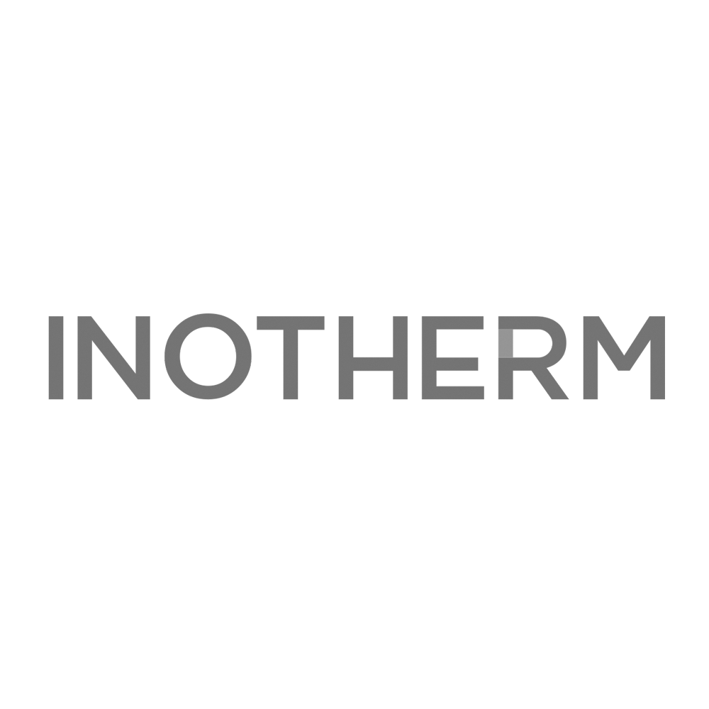 Logo von INOTHERM in grauer Schrift auf weißem Hintergrund.