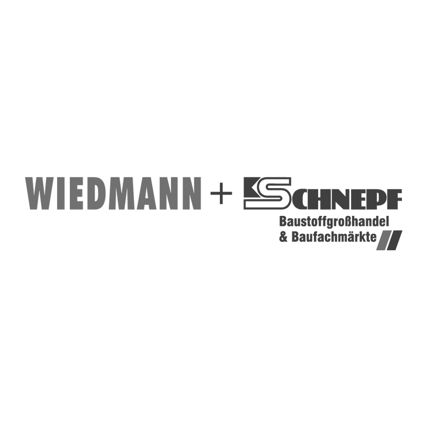 Logo von Wiedmann und Schnepf, Baustoffgroßhandel und Baubetreuung.